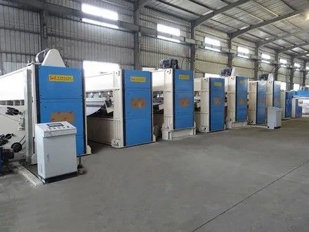 400kg/H High Speed  Needle Punching Production Line PU/PVC Leather Base Felt Non Woven Fabric Making Machine