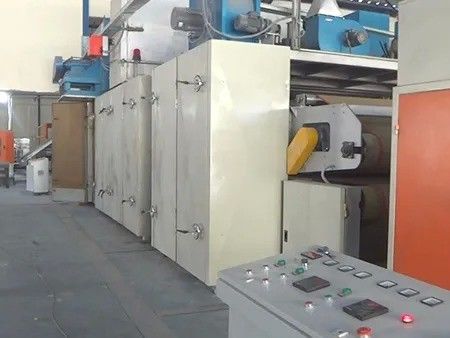 Adjustable teflon fiberglass belt hot air thermal bonding oven with air and water cooling functionalities
