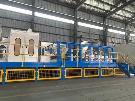 2000mm 200 - 600kg/H Yüksek Hızlı Makine Karderleme Dokunulmamış Laboratuvar Karderleme Makinesi